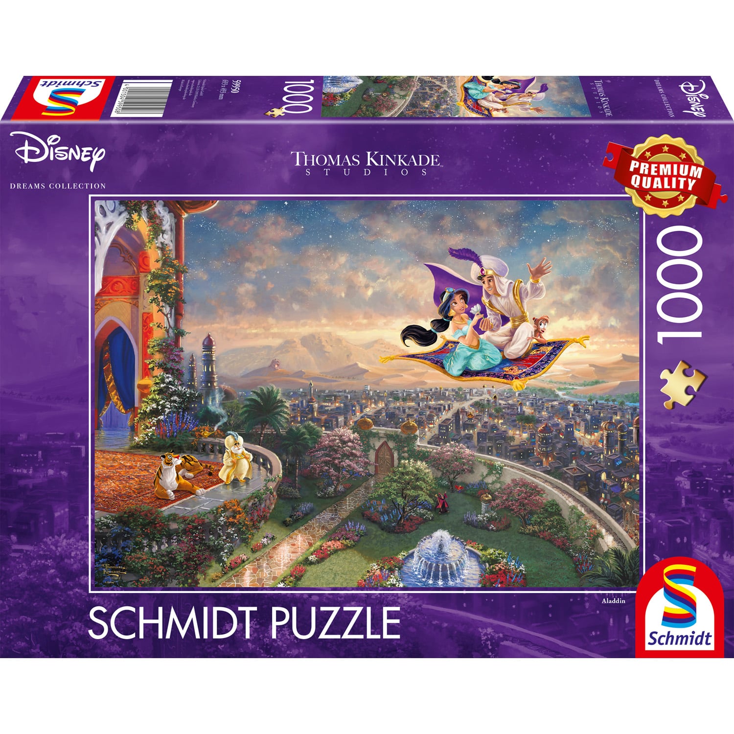 Pussel - Disney, Aladdin, 1000 bitar