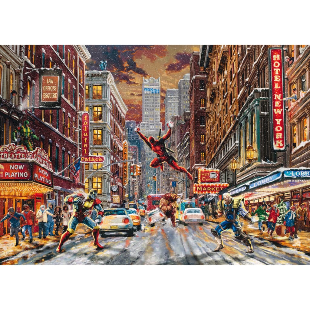 Pussel – Deadpool, Snow Day, 1000 bitar