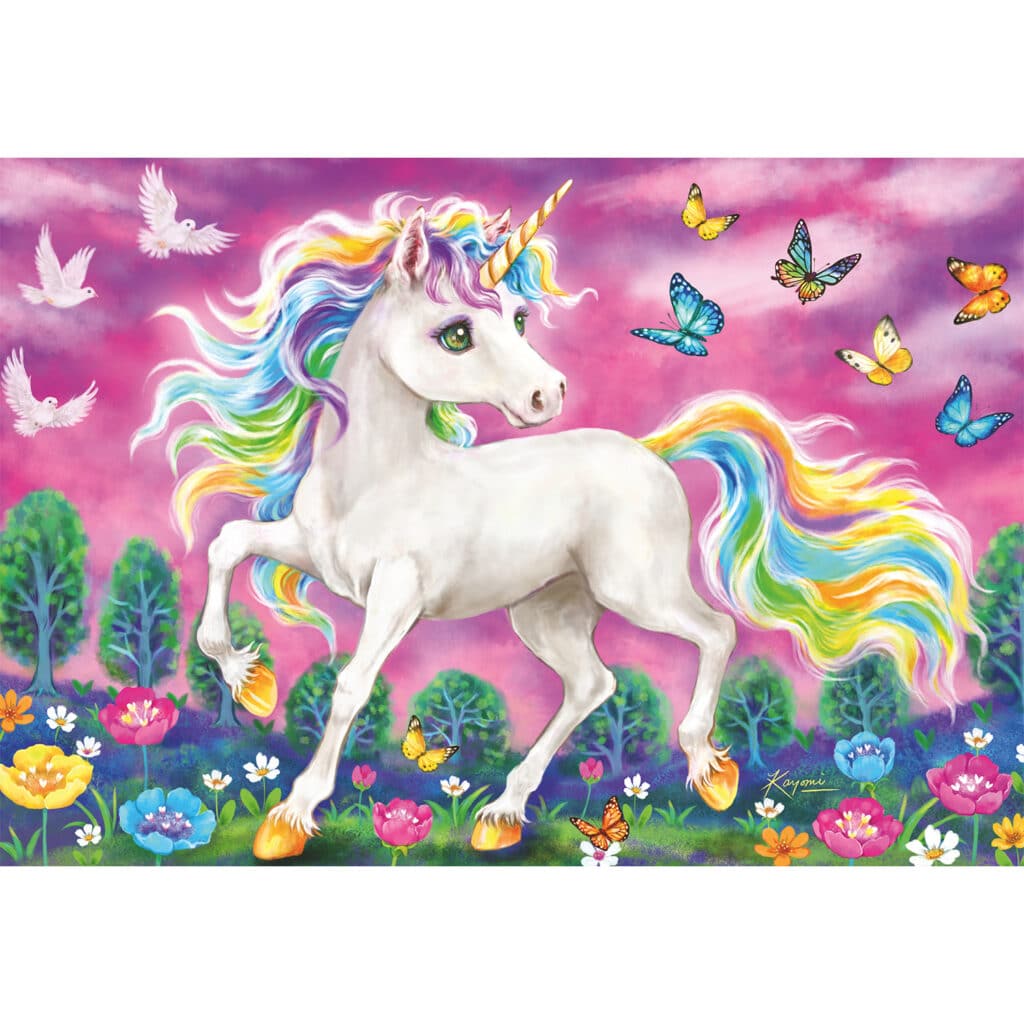 Ravensburger Barnpussel – Enhörning & Pegasus 2×24 bitar