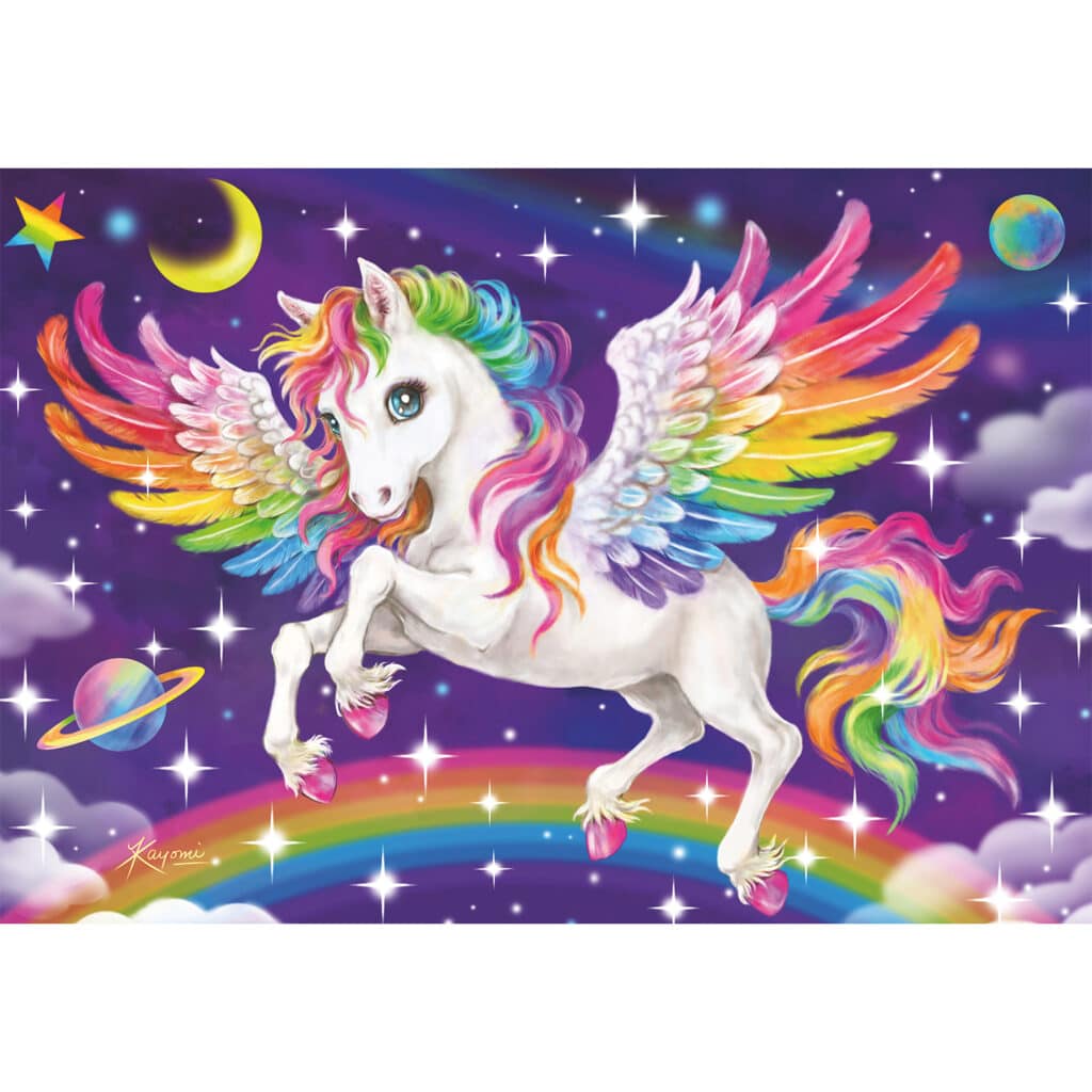 Ravensburger Barnpussel – Enhörning & Pegasus 2×24 bitar
