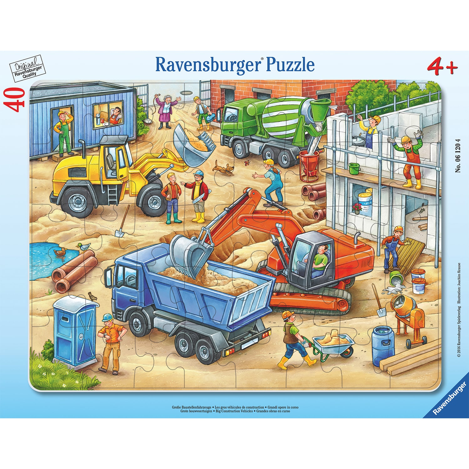 BarnPussel - Big Construction Vehicles 30-48 bitar