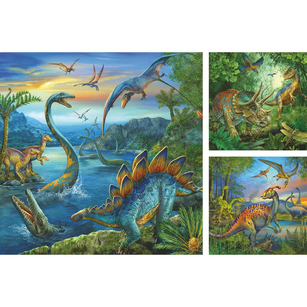 BarnPussel – Dinosaur Facination 3×49 bitar