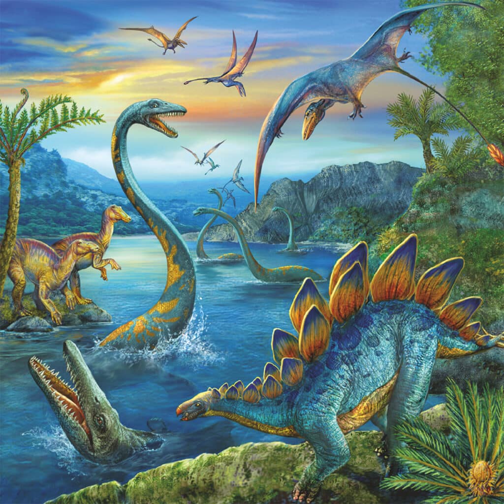 BarnPussel – Dinosaur Facination 3×49 bitar