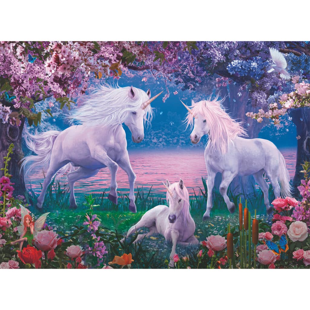 Pussel – Unicorns 100 bitar
