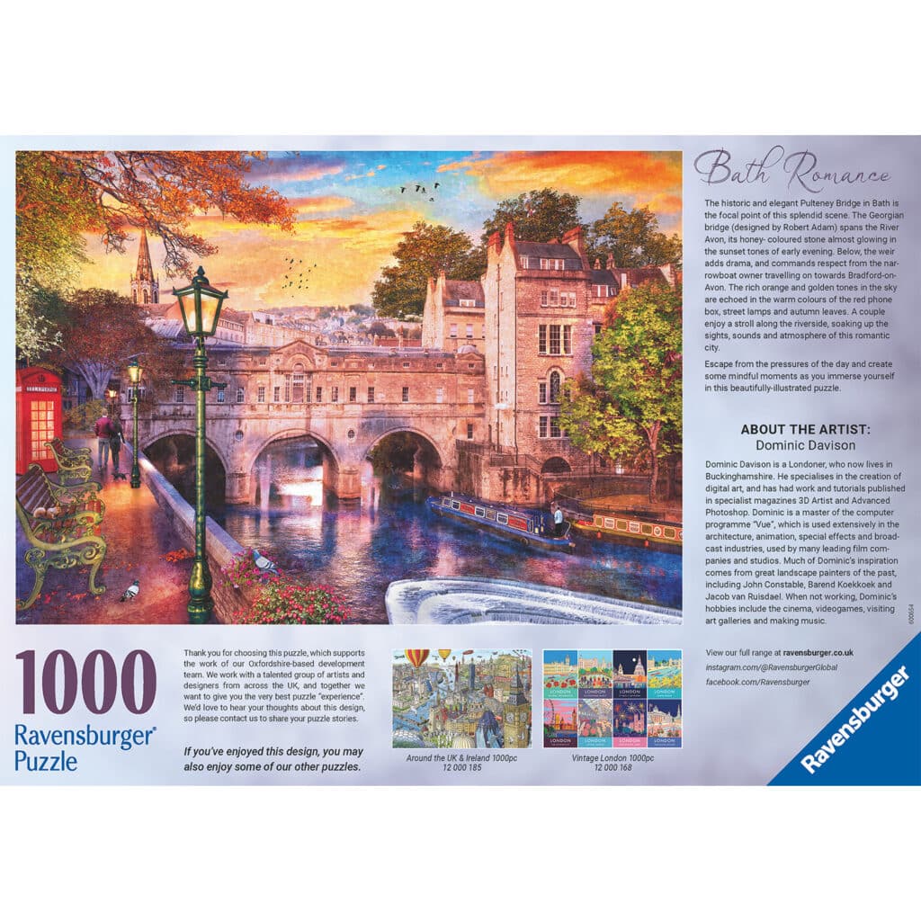 Pussel – Bath Romance 1000 bitar