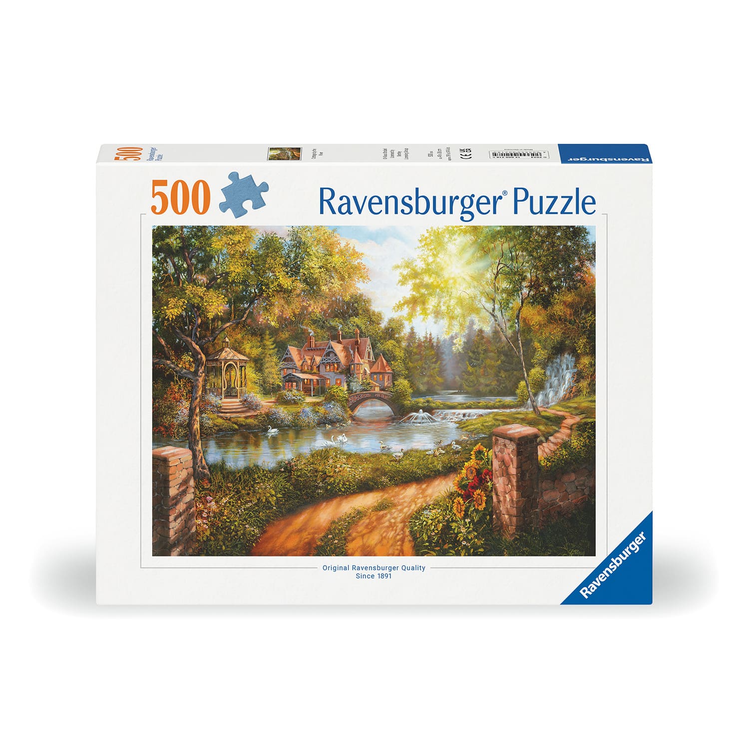 Pussel - Cottage By The River 500 bitar