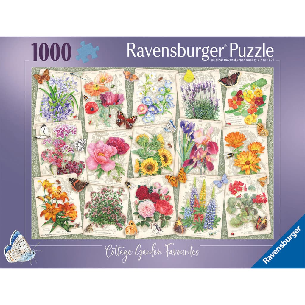 Pussel – Garden Flowers 1000 bitar