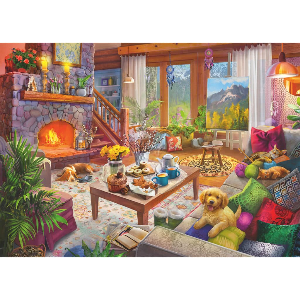 Ravensburger Pussel – Mysig stuga 1000 bitar