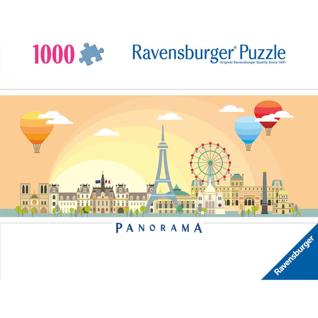 Pussel – Air Ballon Over Paris 1000 bitar