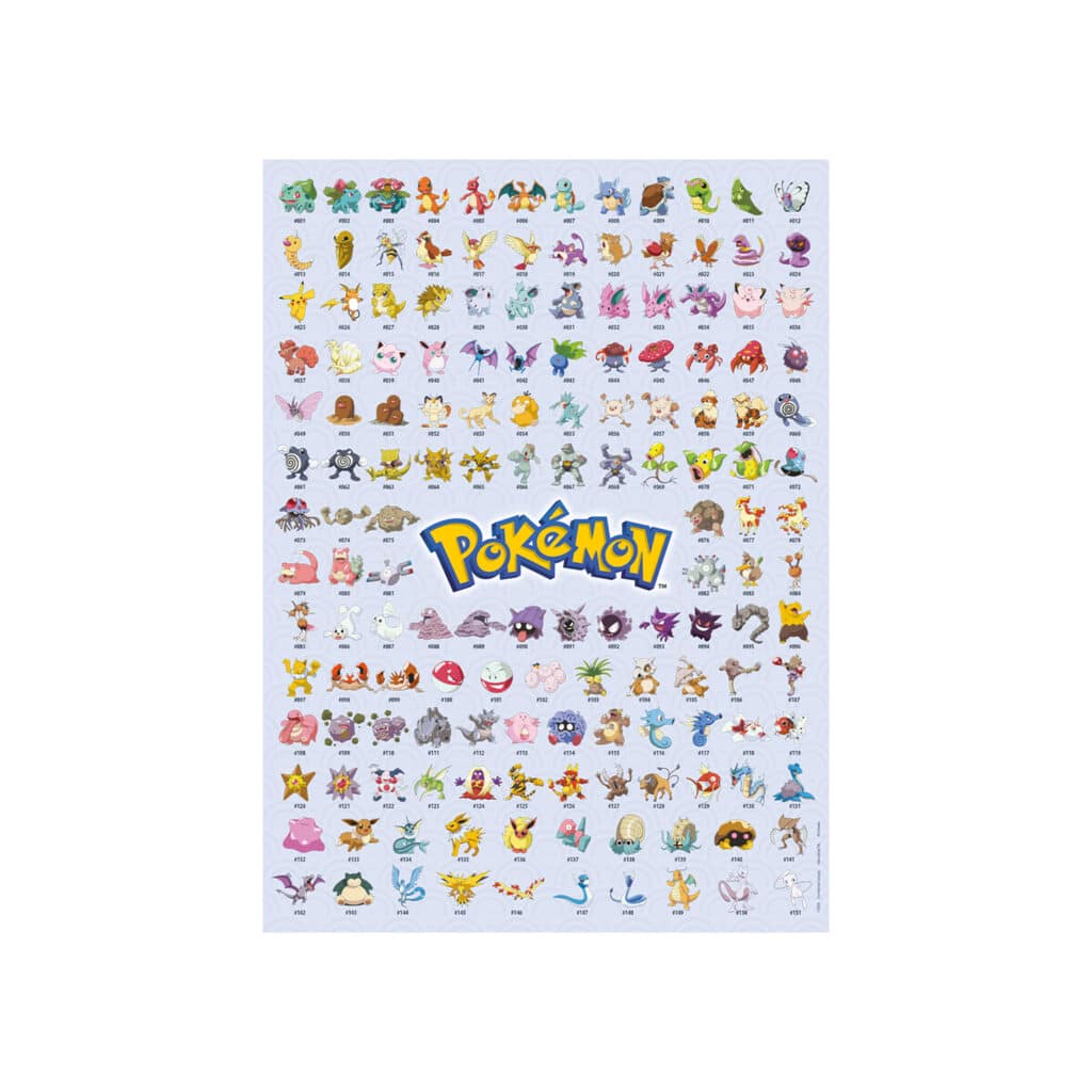 Pussel – Pokémon The First 151! 500 bitar