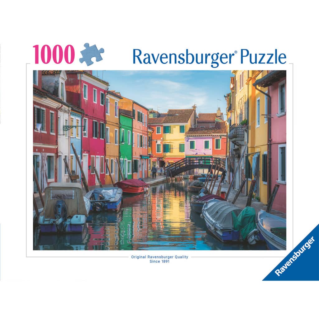 Pussel – Burano Canal, Venice 1000 bitar