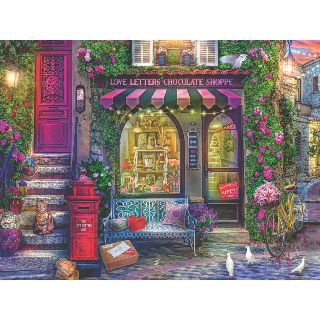 Pussel – Love Letters Chocolate Shop 1500 bitar
