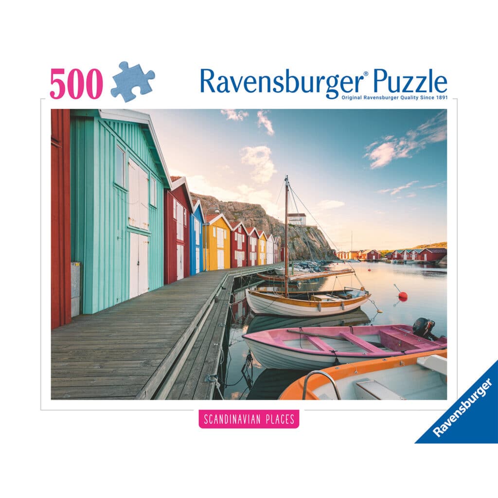 Pussel – Boathouses In Smogen 500 bitar