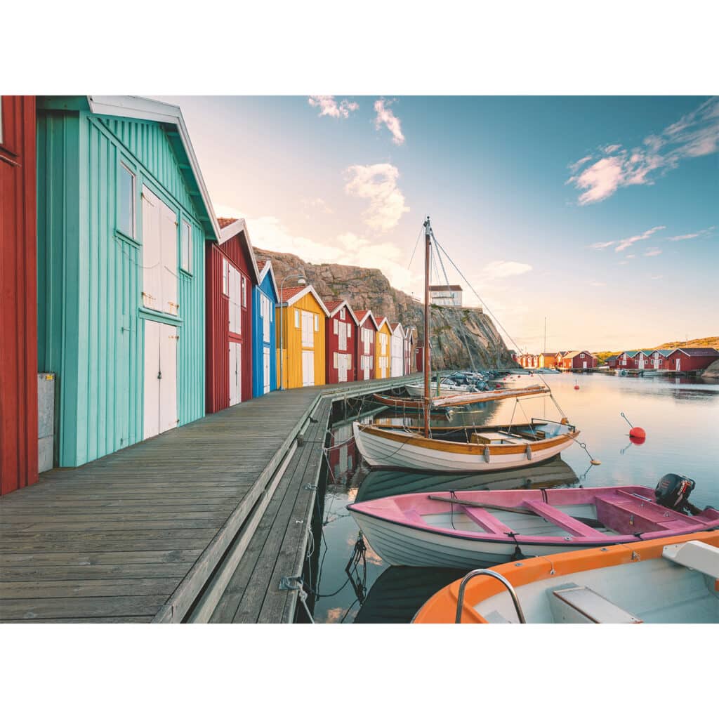 Pussel – Boathouses In Smogen 500 bitar