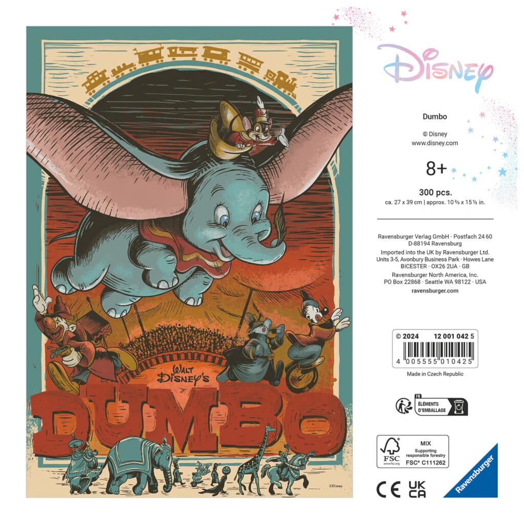 Pussel – Dumbo 300 bitar