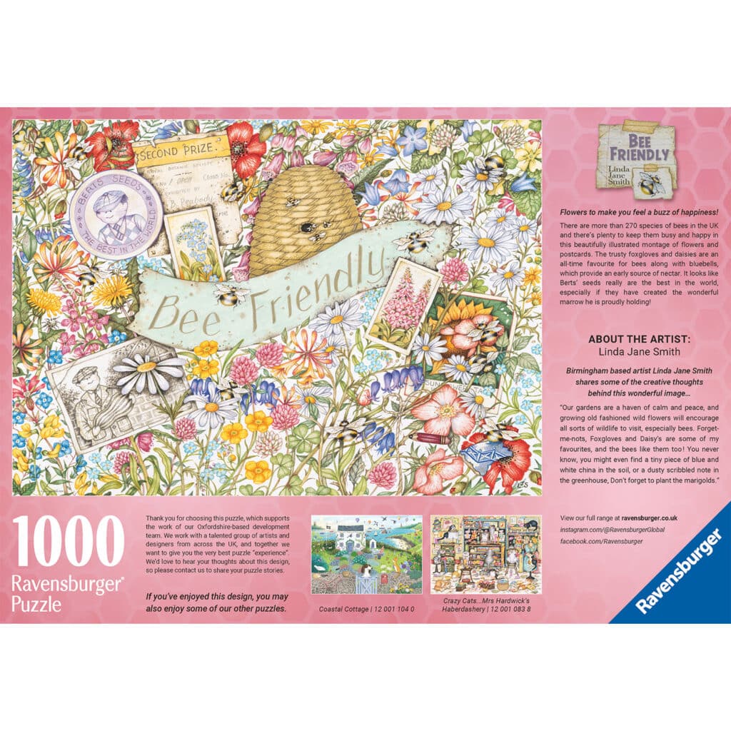 Pussel – Bee Friendly 1000 bitar