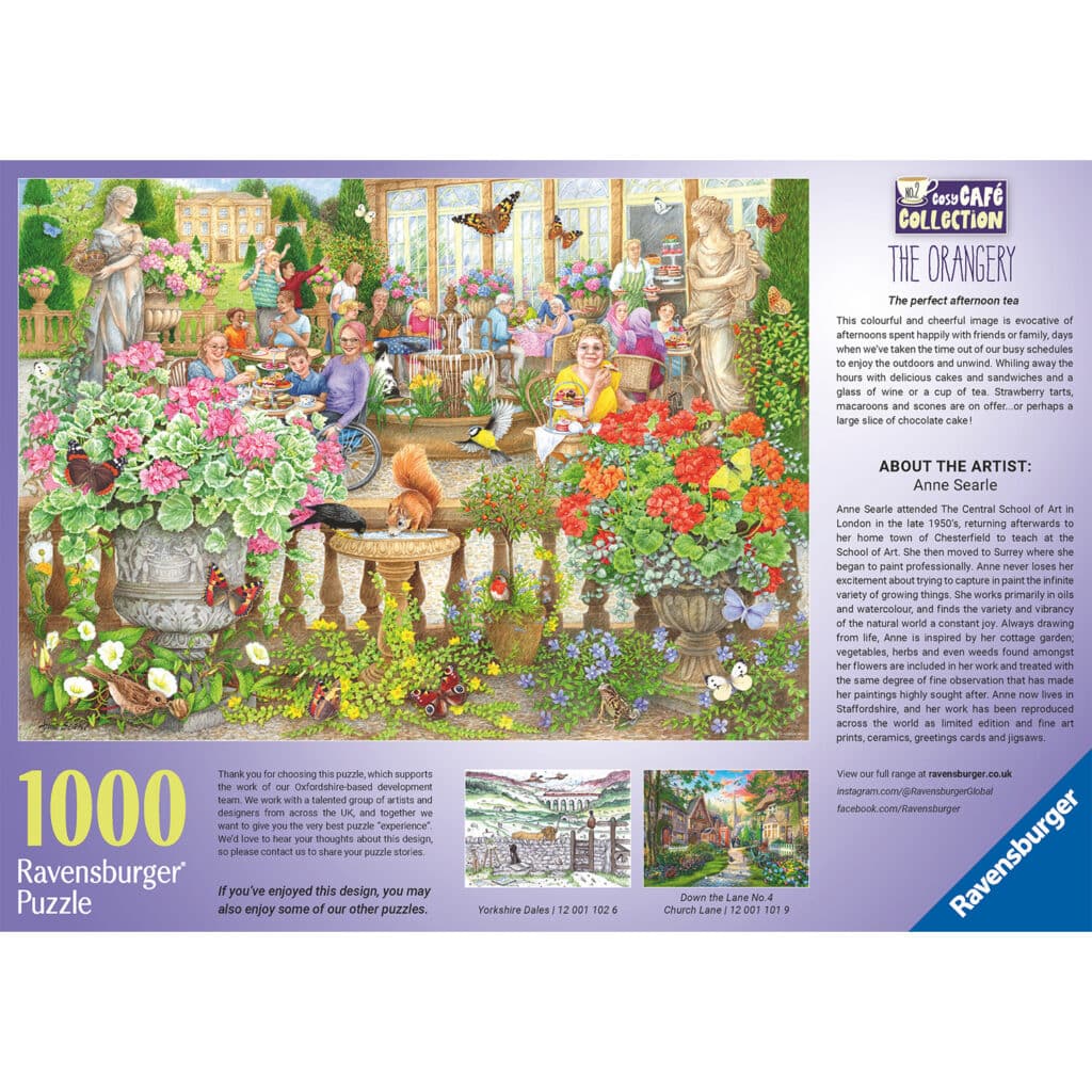 Pussel – Cosy Café Secret Garden 1000 bitar