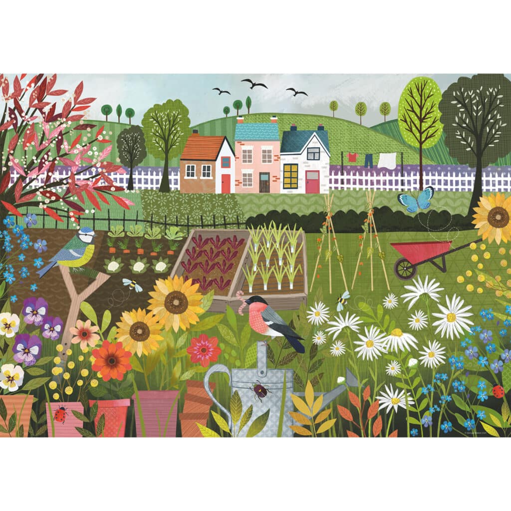 Pussel – Garden Allotment 1000 bitar