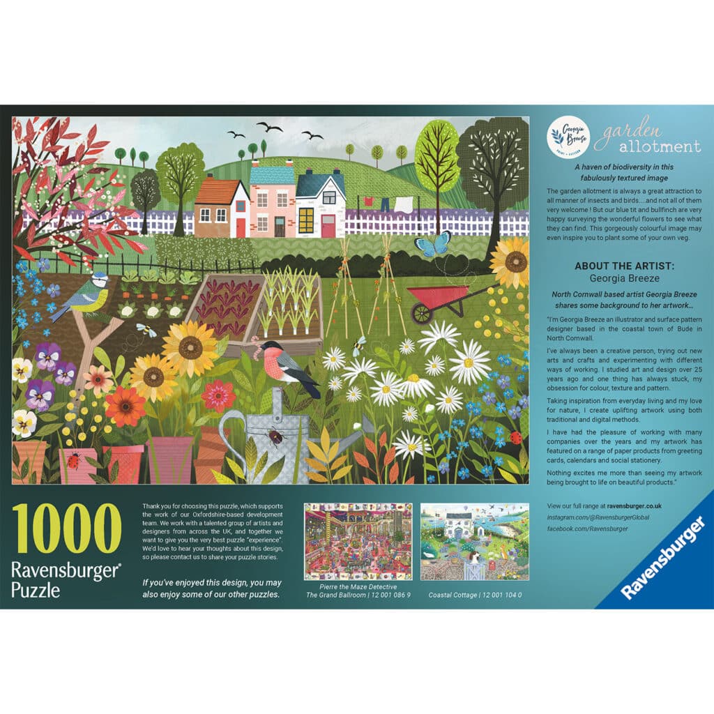 Pussel – Garden Allotment 1000 bitar