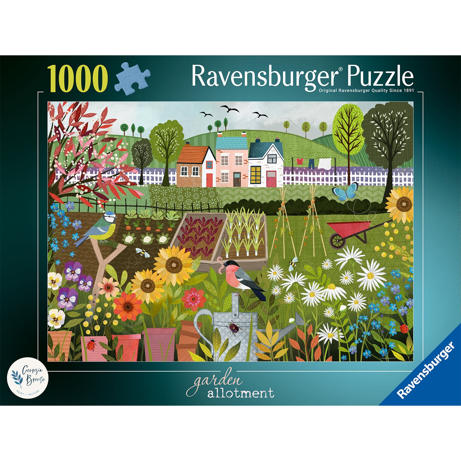 Pussel - Garden Allotment 1000 bitar