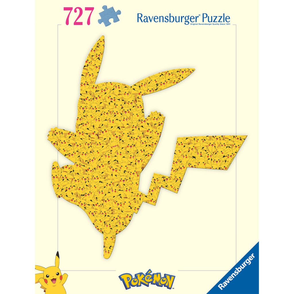 Pussel – Pokémon Shaped Pikachu 727 bitar