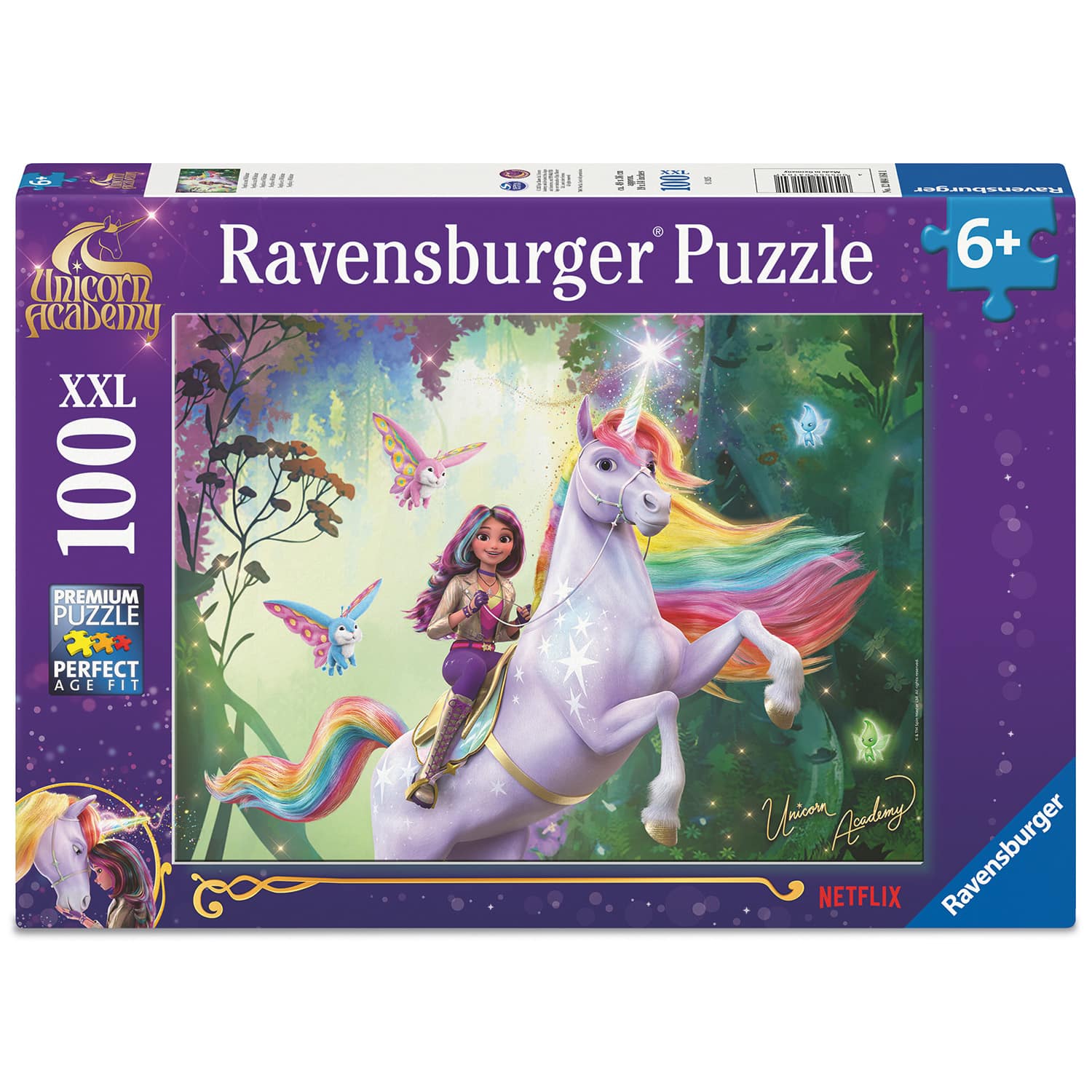 Pussel - Unicorn Academy 100 bitar XXL