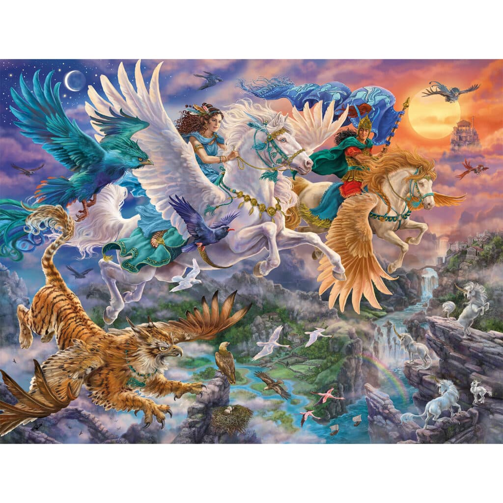 Ravensburger Pussel – Pegasus & vänner 2000 bitar