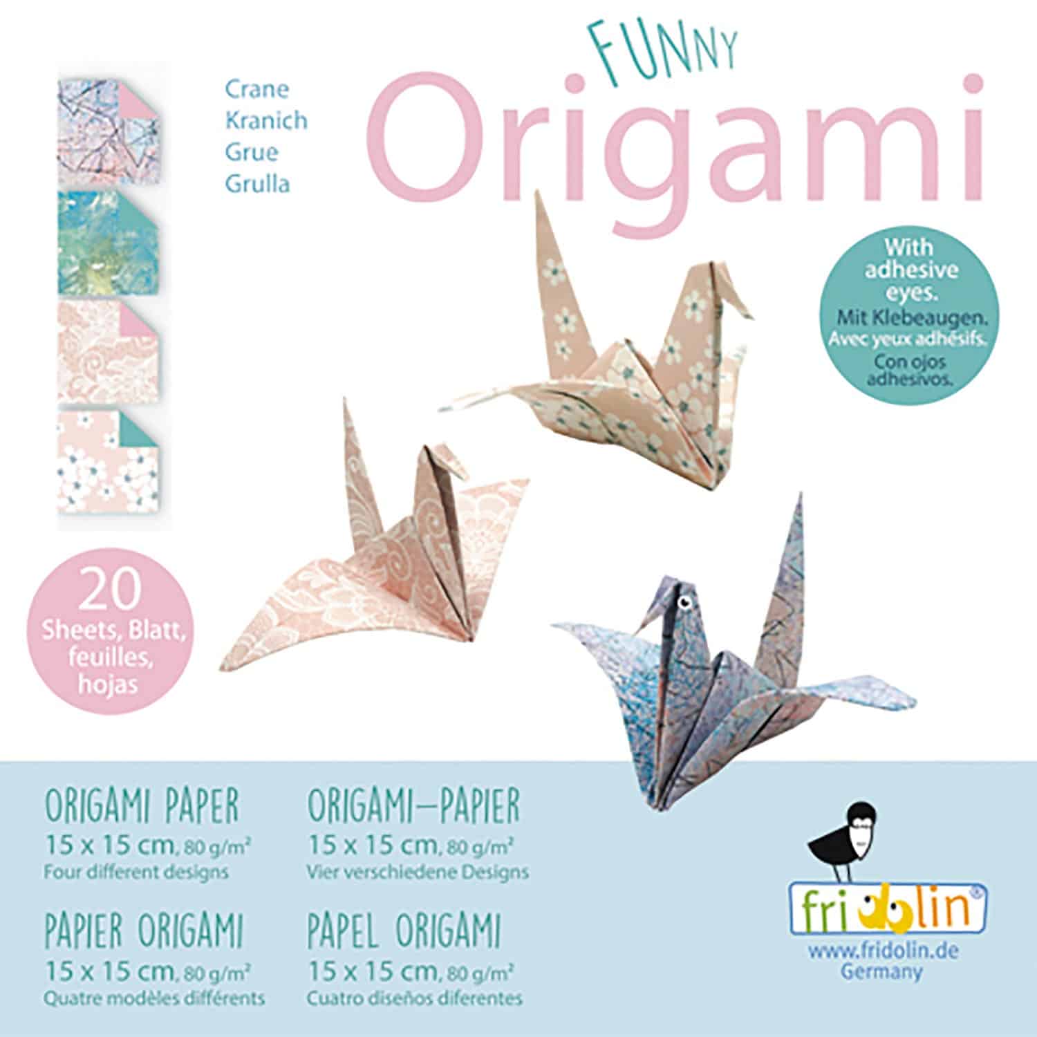 Pyssel - Funny Origami 15x15 cm Tranor - Normal