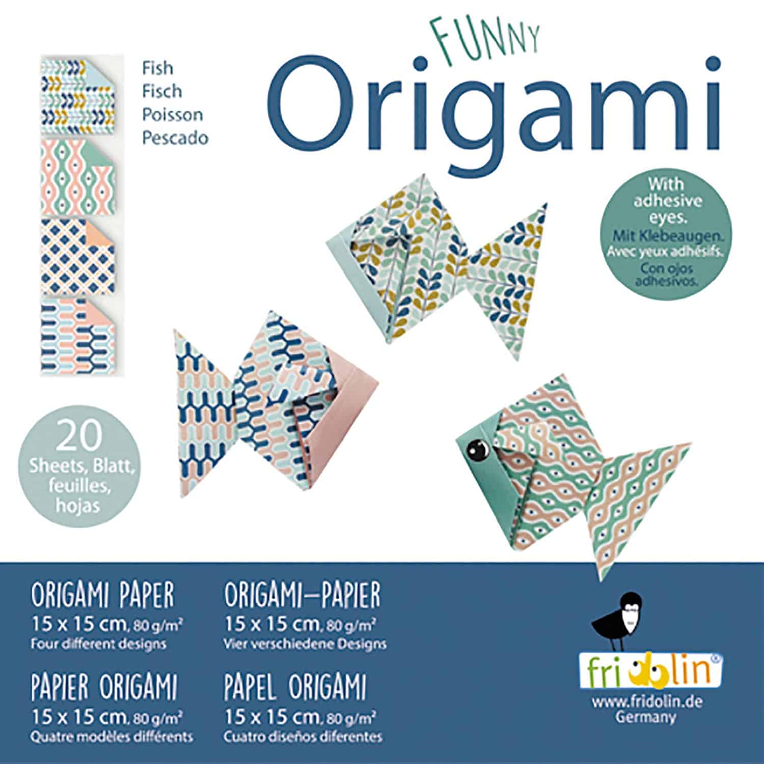 Pyssel - Funny Origami 15x15 cm Fiskar - Lätt