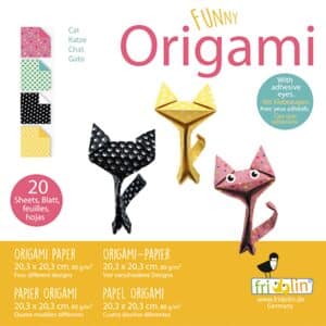 Pyssel  - Funny Origami 20x20 cm Katter - Svår