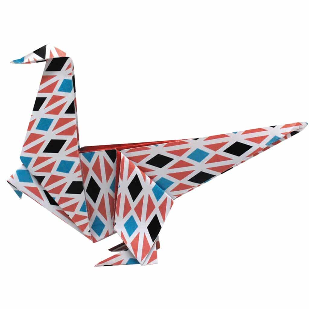 Pyssel – Funny Origami 20×20 cm Dinosaurier – Normal