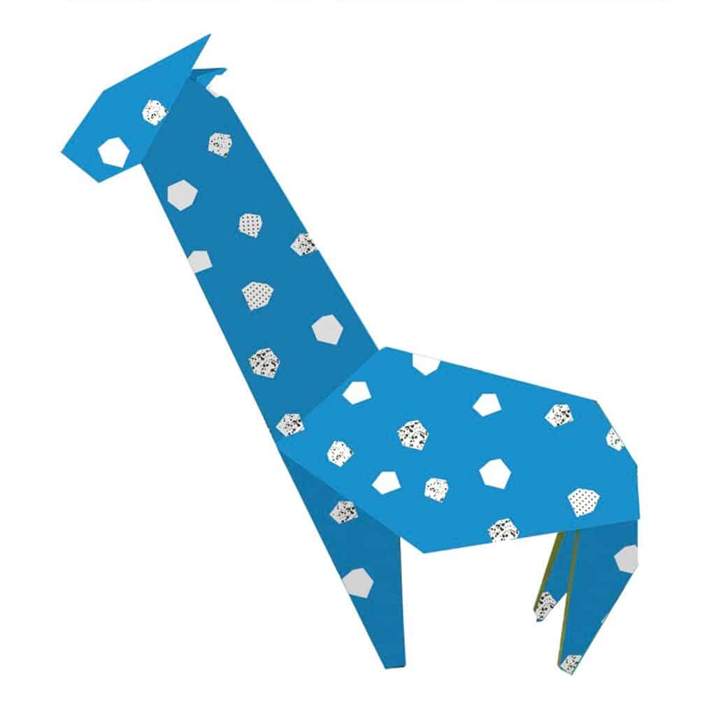 Pyssel – Funny Origami 20×20 cm Giraffer – Normal
