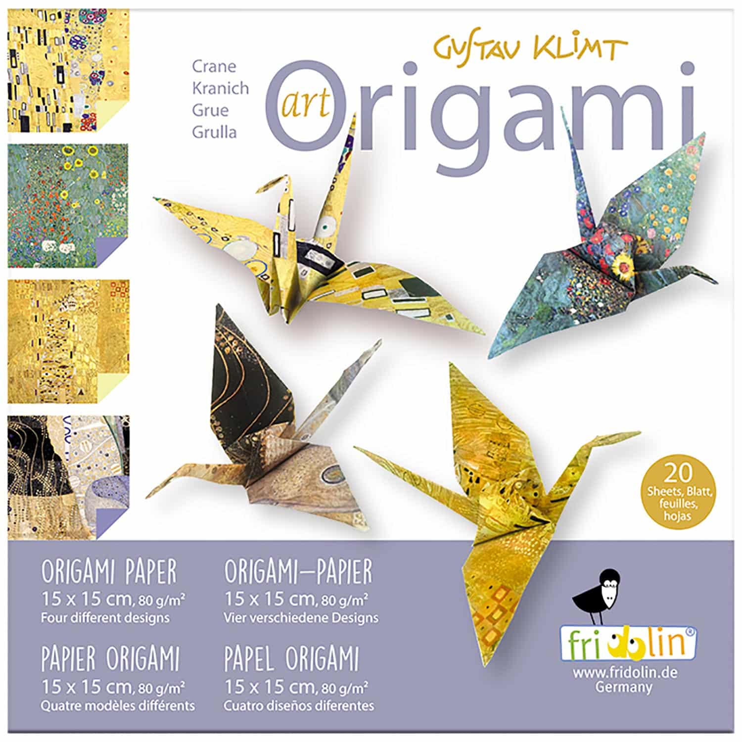 Pyssel - Art Origami: Gustav Klimt Tranor - Normal