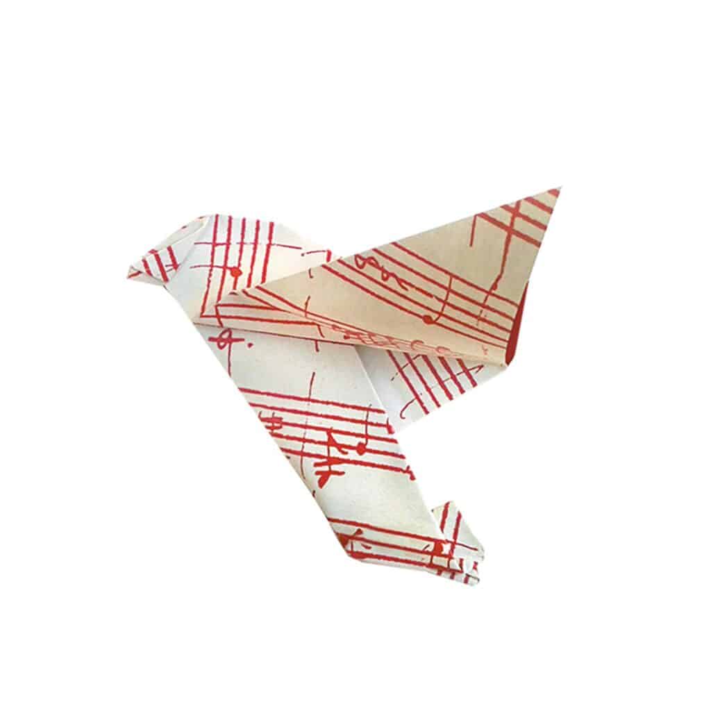 Pyssel – Art Origami: Musiknoter & Sparv – Normal
