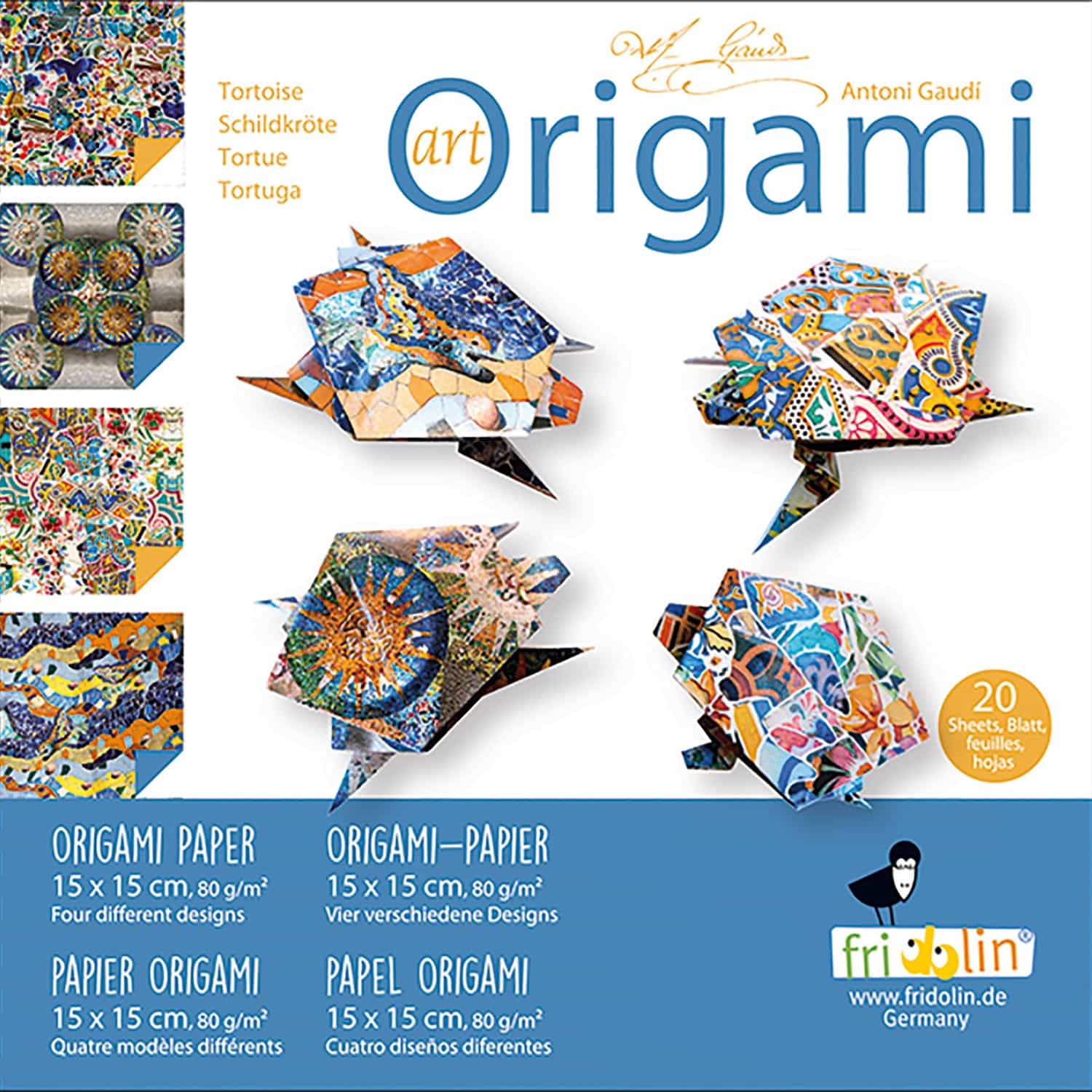 Pyssel - Art Origami: Antoni Gaudi Sköldpaddor - Normal