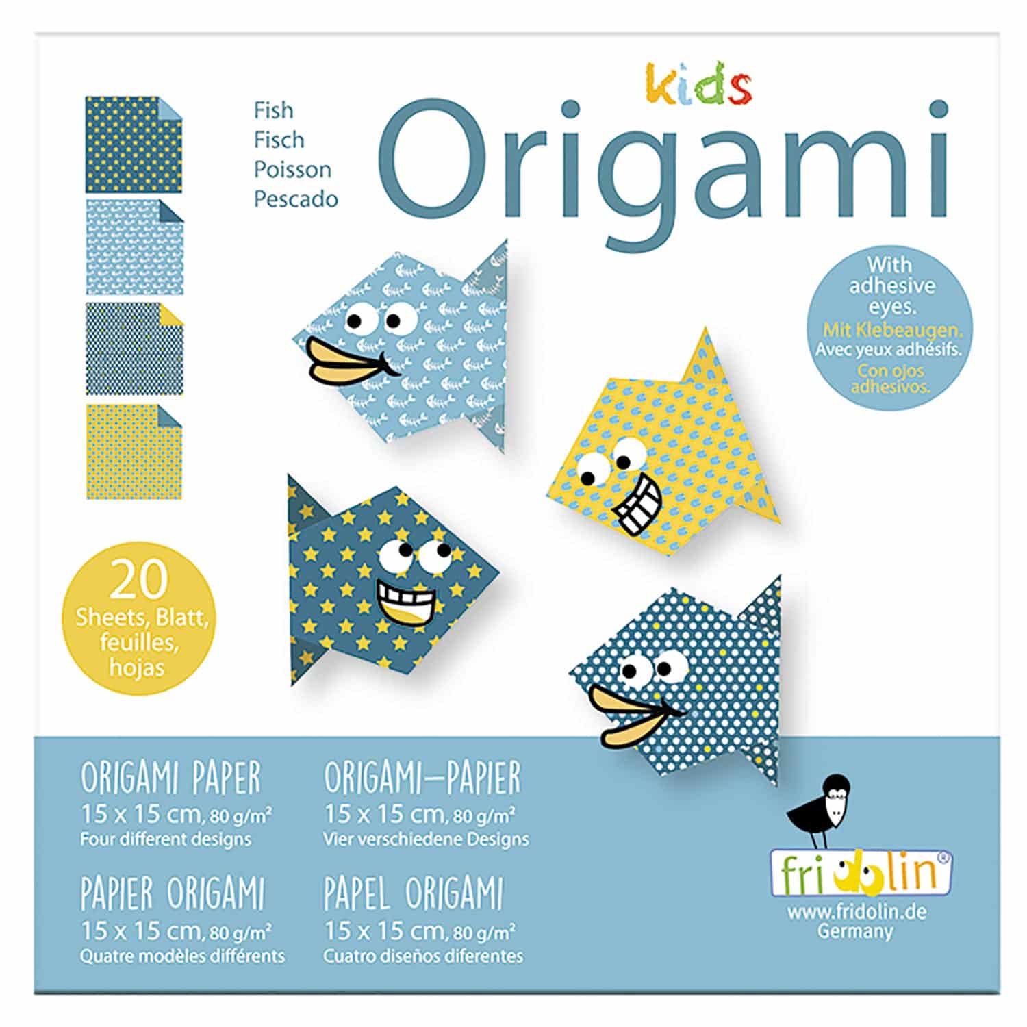 Pyssel - Kids Origami 15x15 cm - Fiskar