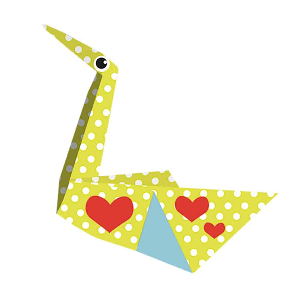 Pyssel – Kids Origami – Svanar