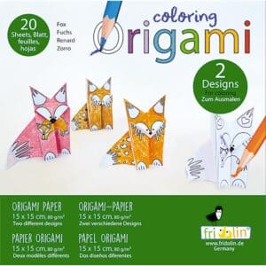 Pyssel - Coloring Origami - Rävar