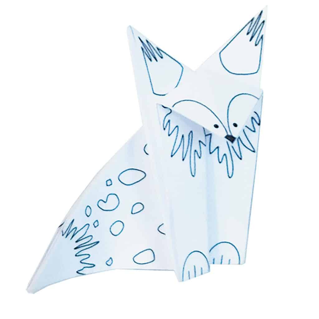 Pyssel – Coloring Origami – Rävar