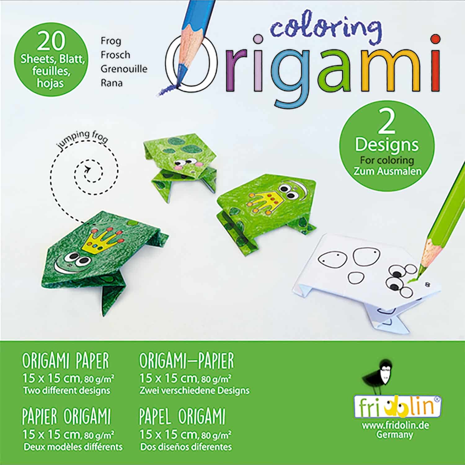 Pyssel - Coloring Origami - Grodor