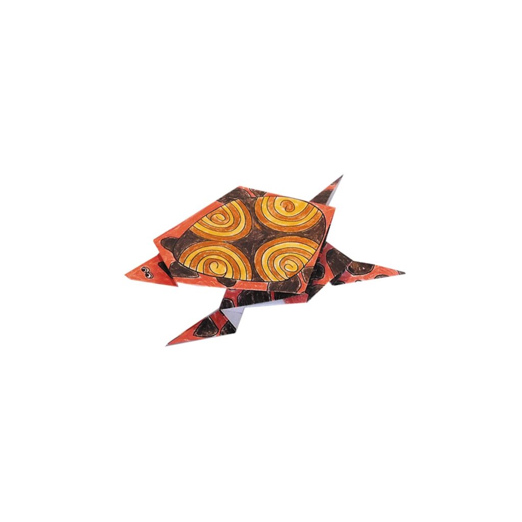 Pyssel – Coloring Origami – Sköldpaddor