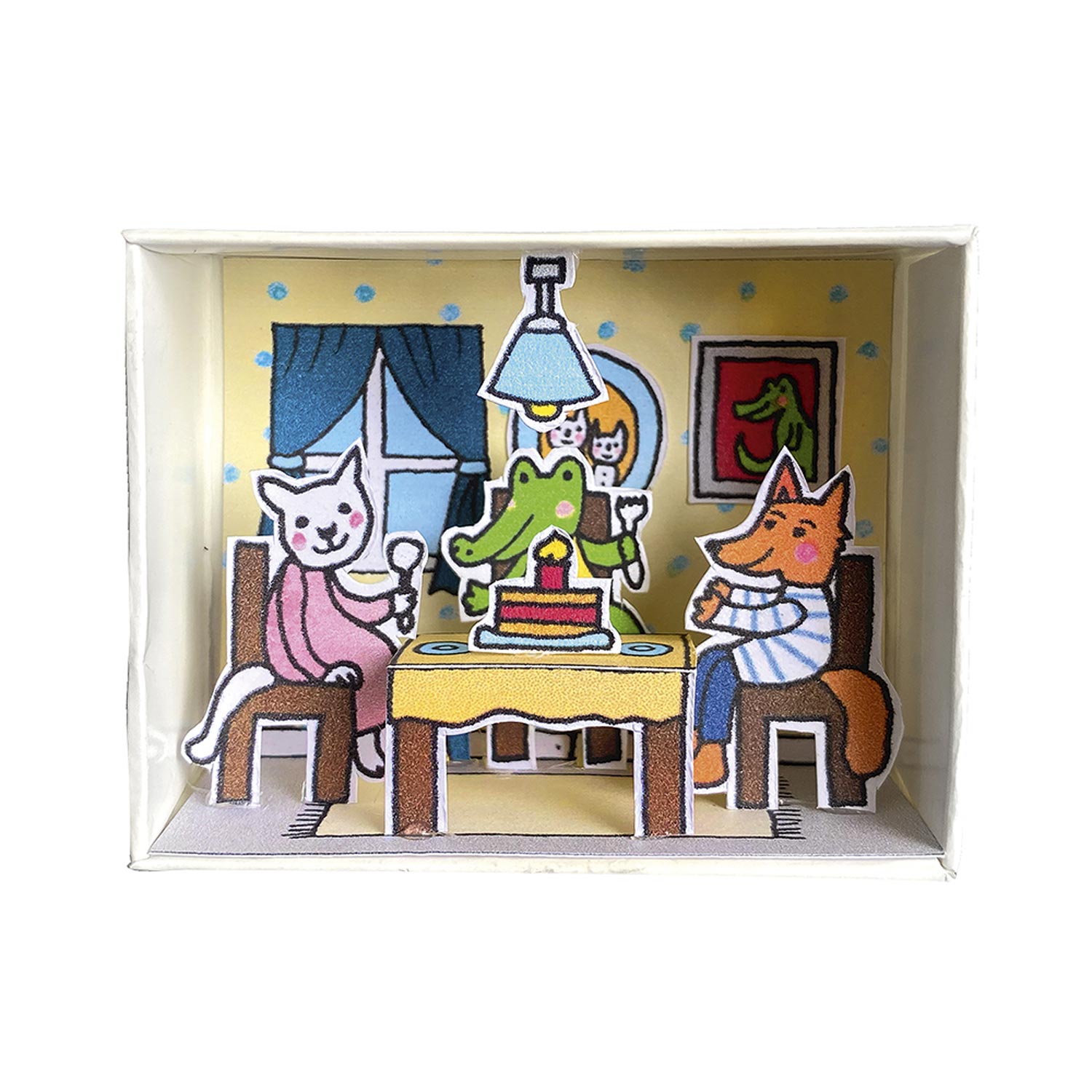 Pyssel - Födelsedagsbord - Pysselask med figurer