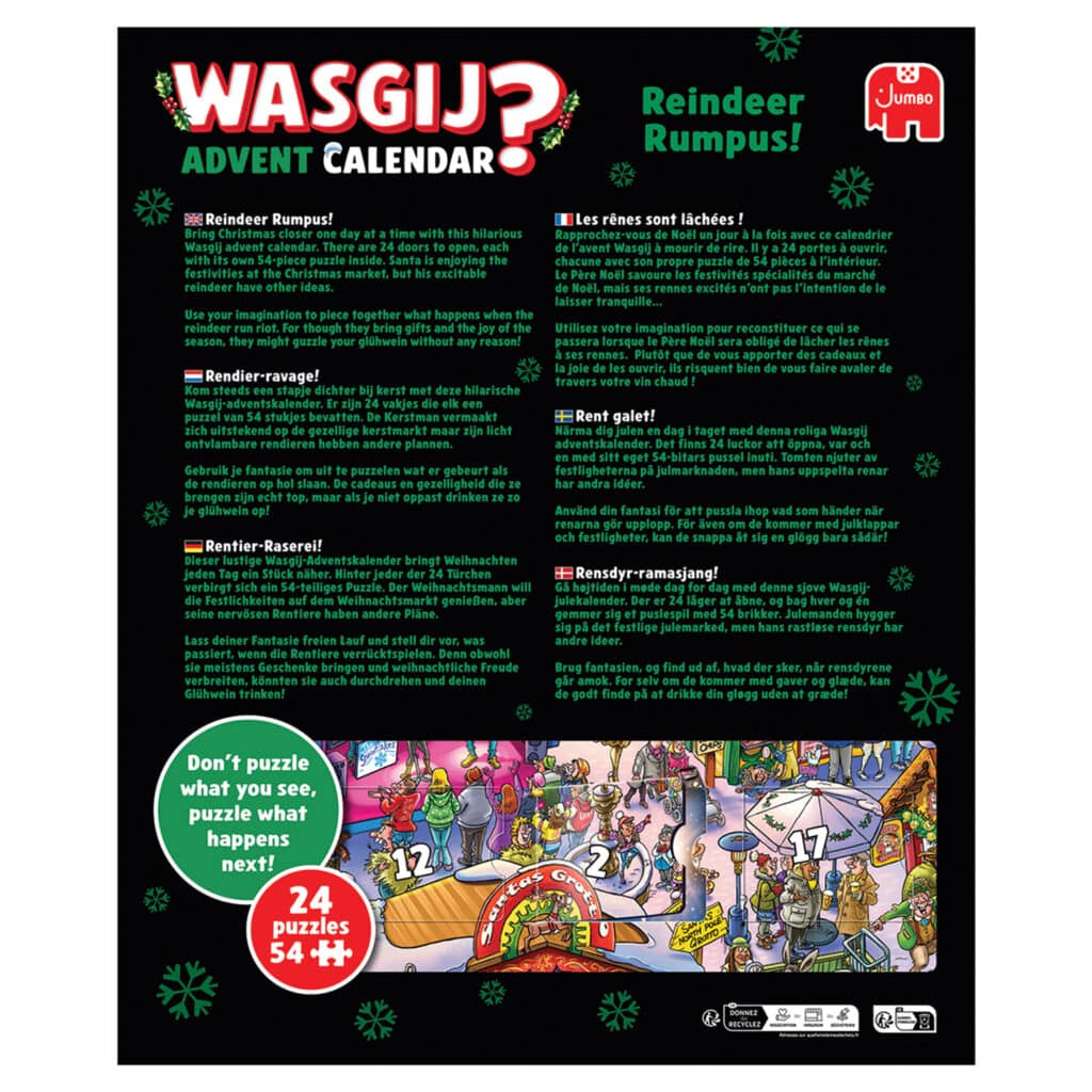 Pussel Julkalender – Wasgij Julkalender 2025
