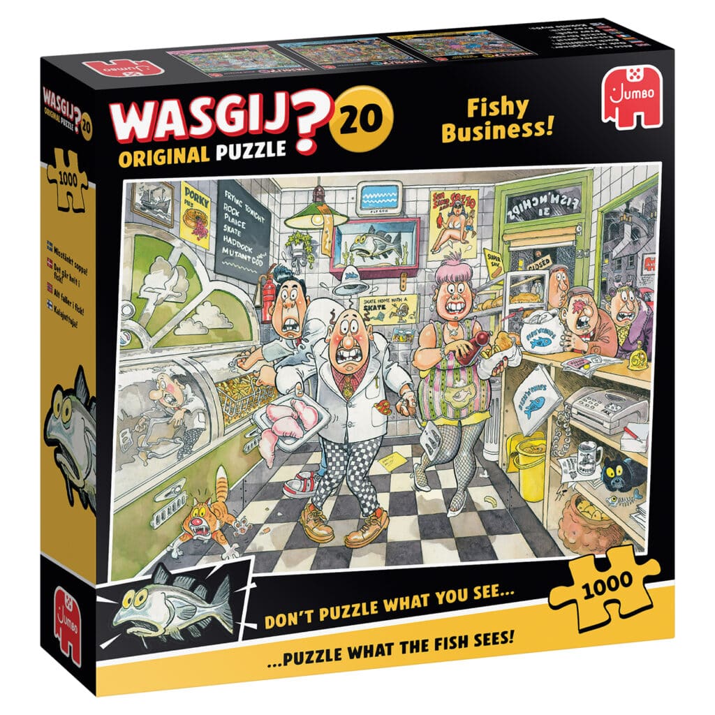 Pussel – Wasgij Orig 20, Fishy Business! 1000 bitar