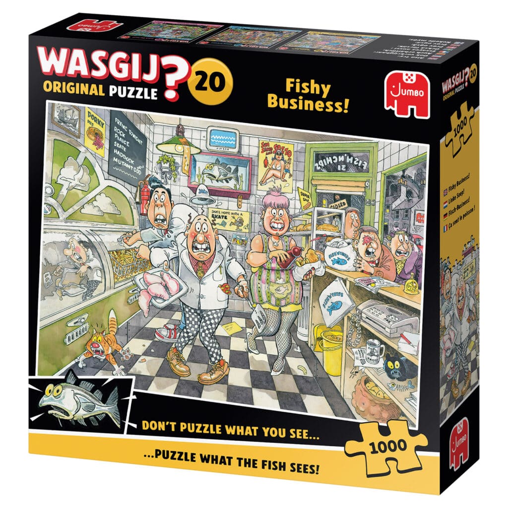 Pussel – Wasgij Orig 20, Fishy Business! 1000 bitar