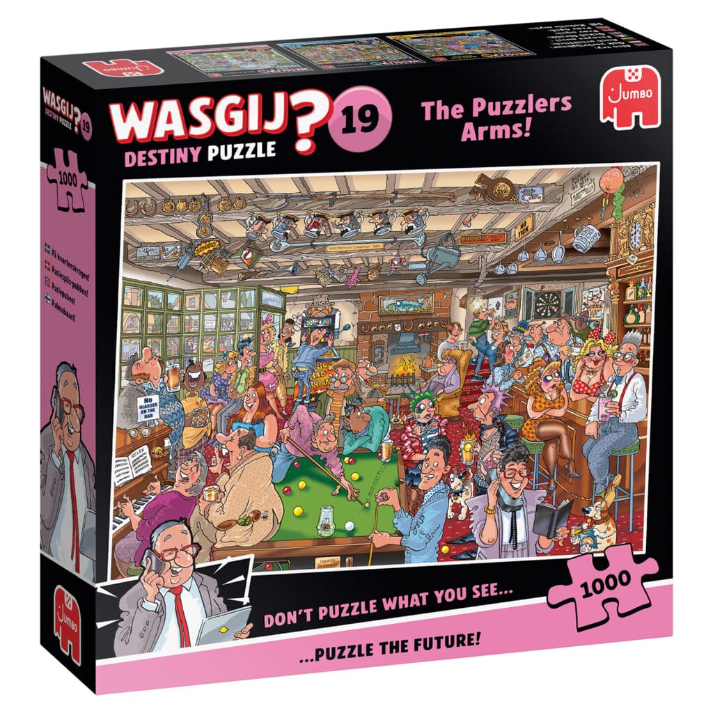 Pussel – Wasgij Dest 19, The Puzzlers Arms! 1000 bitar