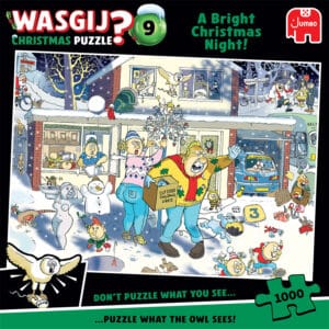 Pussel - Wasgij Christmas 9, Ljus julnatt! 1000 bitar