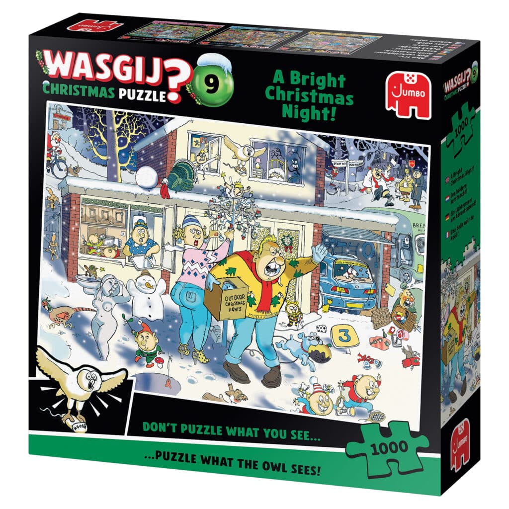 Pussel – Wasgij Christmas 9, Ljus julnatt! 1000 bitar