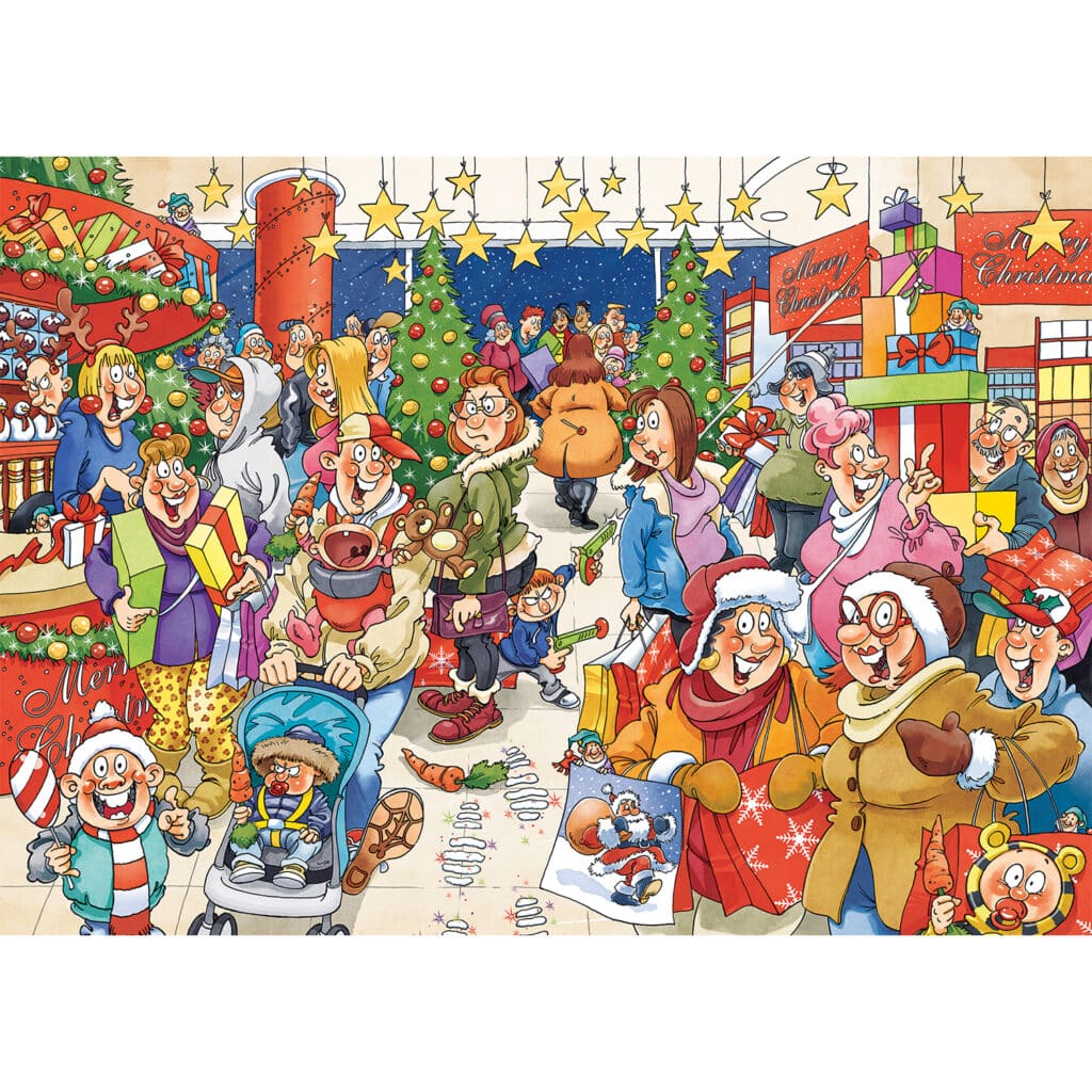 Pussel – Wasgij Christmas 10, Mystery Shopper! 1000 bitar