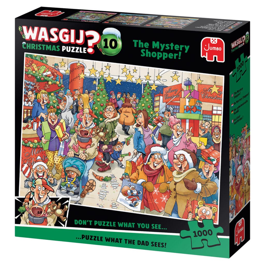 Pussel – Wasgij Christmas 10, Mystery Shopper! 1000 bitar